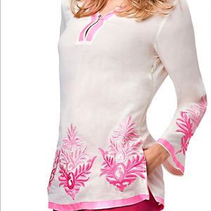 Brand new tunic with hand embroidered